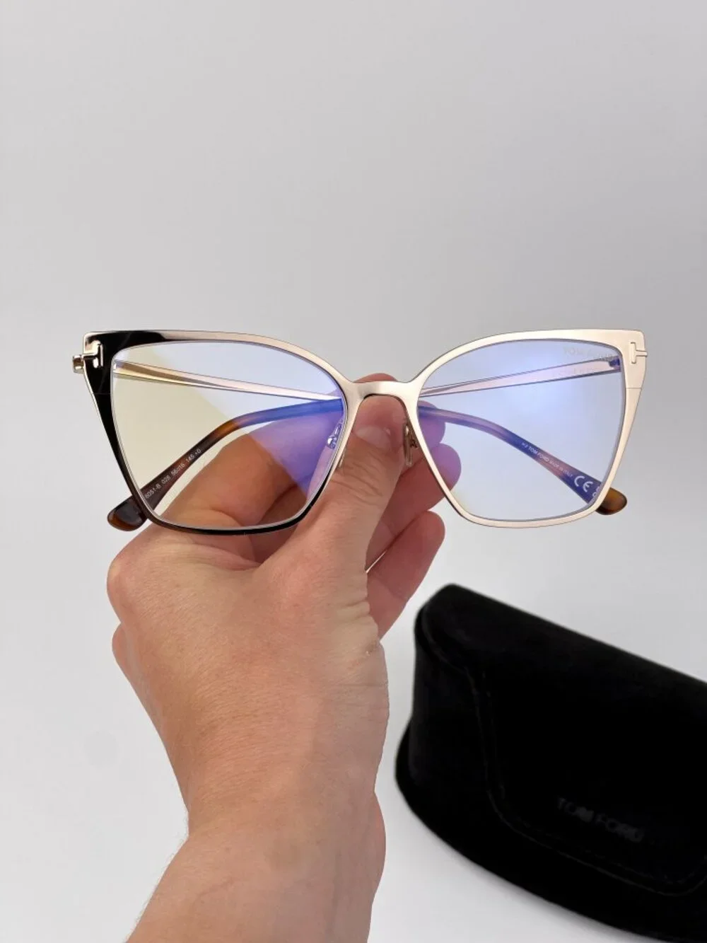 Tom Ford FT6051-B Women’s Eyeglasses Rose Gold Cat Eye | Model FT6051-B 028